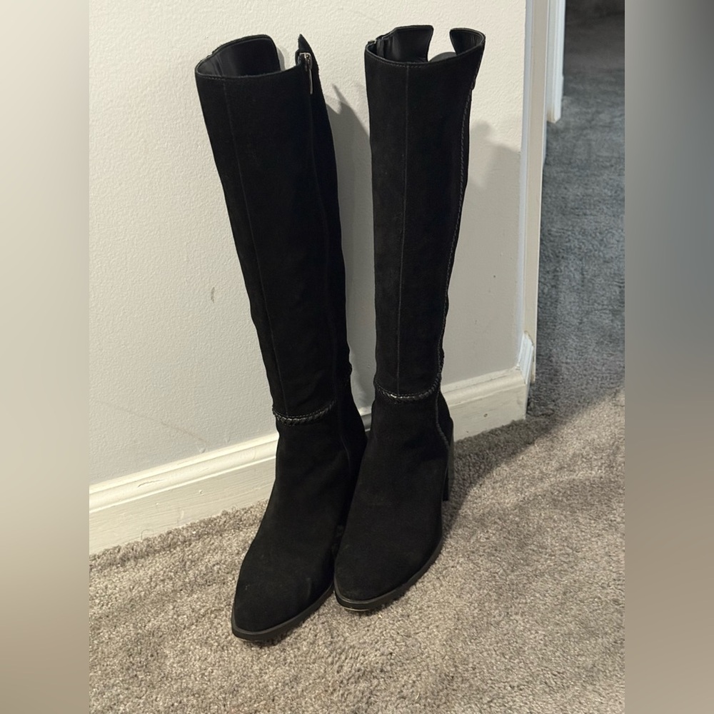 Vince Camuto Black Over the Knee Boots